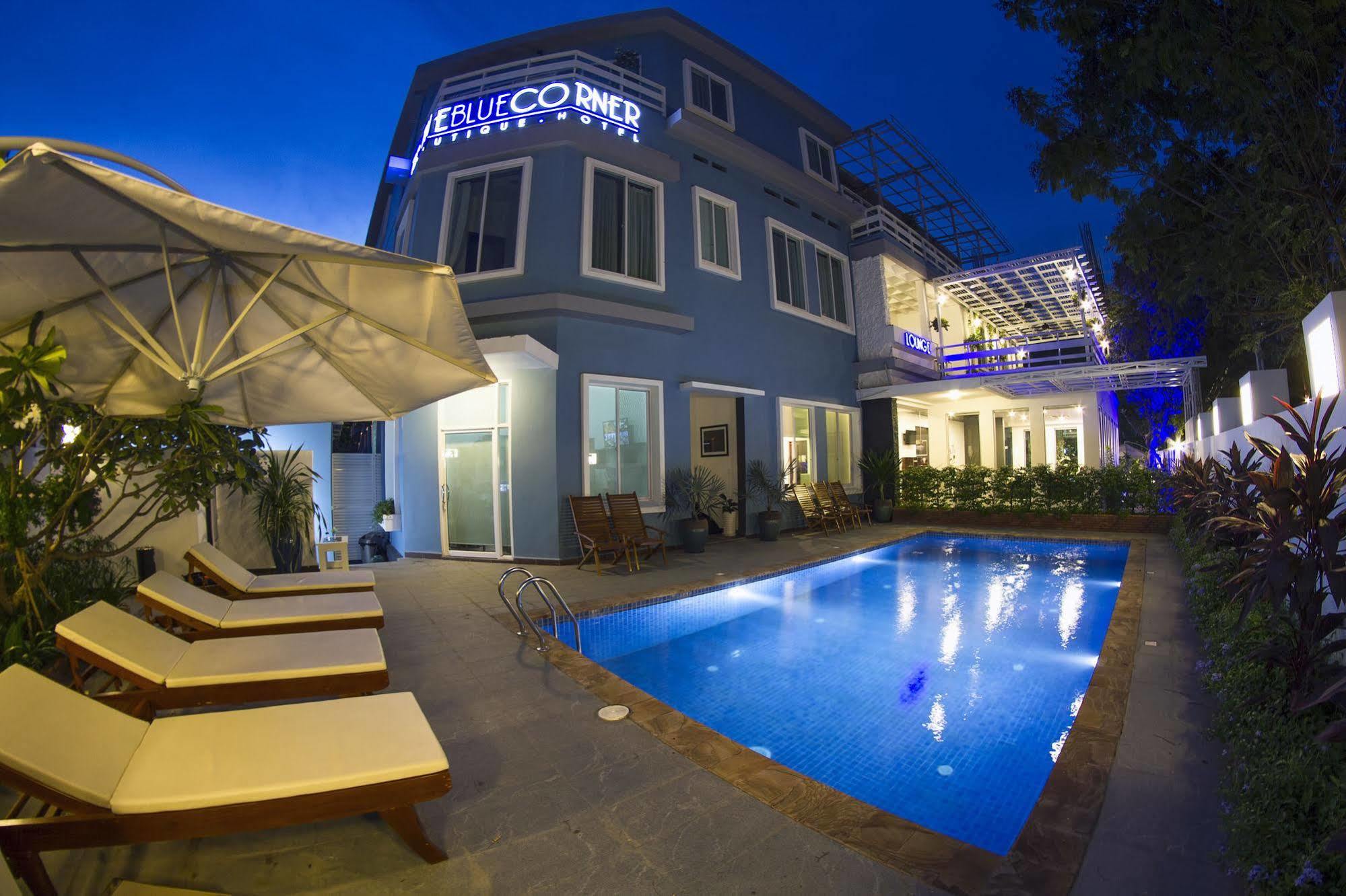 The Blue Corner Boutique Hotel Phnom Pen Exterior foto